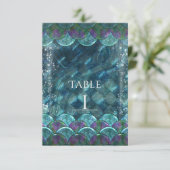 Zeemeerminnen onder het tabelnummer van de Partij  Kaart (Staand voorkant)