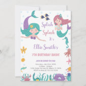  zeemeerminnen onder het Zee Kaart (Voorkant)