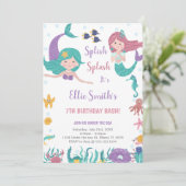  zeemeerminnen onder het Zee Kaart (Staand voorkant)