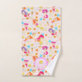 Zeemeerminnen Peach Pink Bad Handdoek (Handdoek)