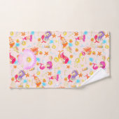 Zeemeerminnen Peach Pink Bad Handdoek (Handdoek)