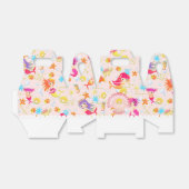 Zeemeerminnen Peach Pink Tent Bedankdoosjes (Uitgevouwen)