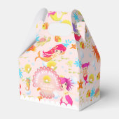 Zeemeerminnen Peach Pink Tent Bedankdoosjes (Voorkant Zijde)