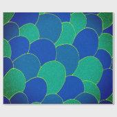 Zeemeerminnen plakpapier cadeaupapier (Vlak)