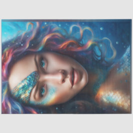 Zeemeerminnen Portret Decoupage Papier