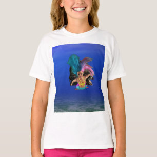 Zeemeerminnen redden de kreeften. t-shirt