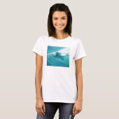 zeemeerminnen surfen t-shirt (Voorkant volledig)