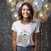Zeemeerminnen Thema Kinder Foto Verjaardagsfeest M Tri-Blend Shirt