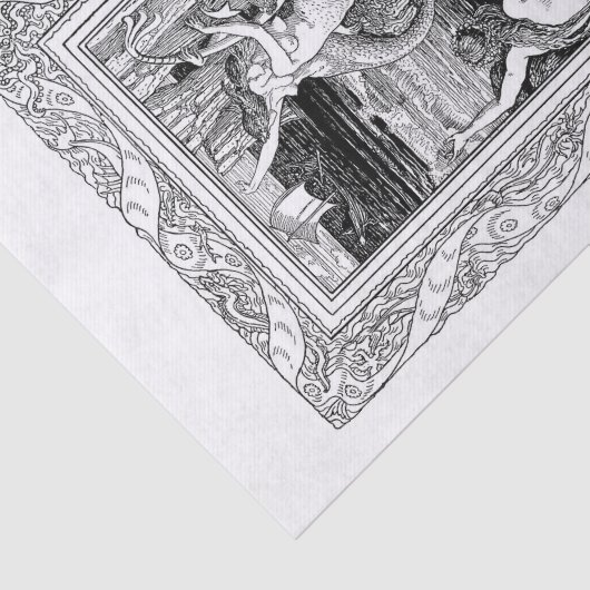  zeemeerminnen tissuepapier (Detail)