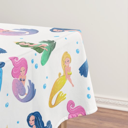 Zeemeerminnen van het Zee Perfect Girly Party Tafelkleed (Voorbeeld)