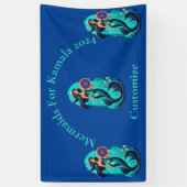 Zeemeerminnen voor Kamala Thunder_Cove Spandoek (Verticaal)