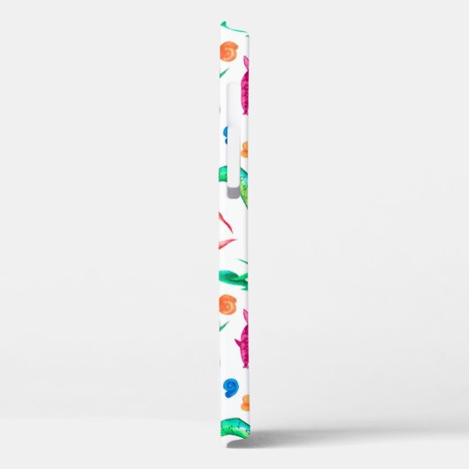 Zeemeerminnen Waterverf: Naadloos Oceanisch Patroo Case-Mate iPhone Case (Achterkant / Links)