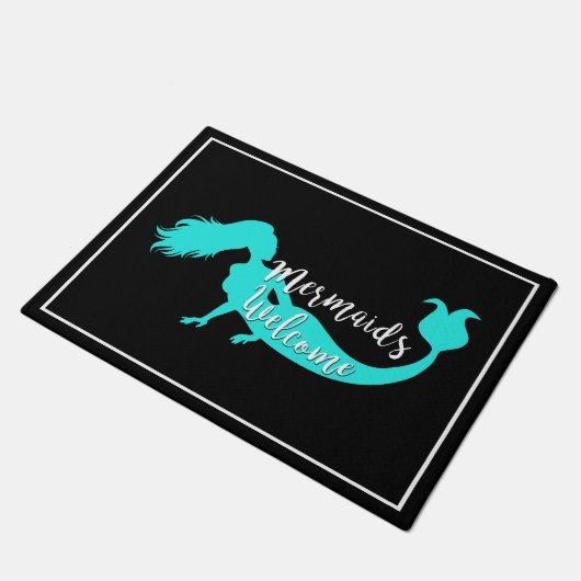 Zeemeerminnen Welkom Nautisch Deurmat (Schuin)