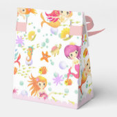 Zeemeerminnen Wit  Bedankdoosjes (Achterkant)