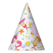 Zeemeerminnen Wit Feesthoedjes (Links)