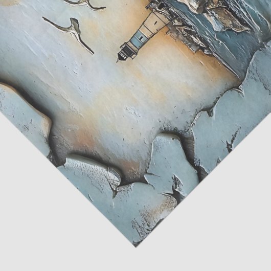 Zeemeerminnenbeeldhouwdecoupage Tissuepapier (Detail)