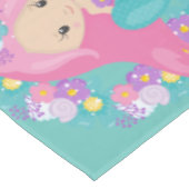 Zeemeerminnend Blauw Tafelkleed (Gekanteld)