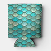 Zeemeerminnend groen visschubben blikjeskoeler (Voorkant)