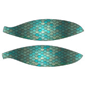 Zeemeerminnend groen visschubben mini basketbal (Panelen)