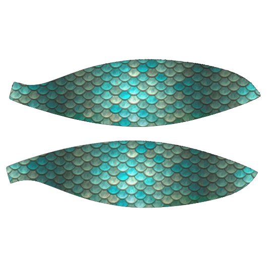 Zeemeerminnend groen visschubben mini basketbal (Panelen)