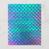 zeemeerminnend thema schoonheidssalon flyer (Achterkant)