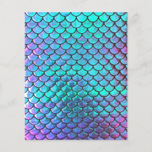 zeemeerminnend thema schoonheidssalon flyer (Achterkant)