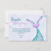 Zeemeerminnende Bedankt voor Splashing op zondag (Voorkant)