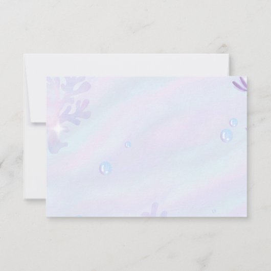 Zeemeerminnende Bedankt voor Splashing op zondag (Achterkant)