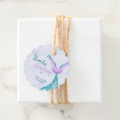 Zeemeerminnende Bedankt voor Splashing op zondag Bedankjes Labels (In situ)