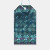 Zeemeerminnende kalveren onder Zee van de geboorte Cadeaulabel (Achterkant)