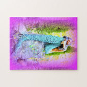 zeemeerminnende kruiswoordpuzzel legpuzzel (Horizontaal)