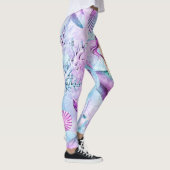 Zeemeerminnende Leggings, Leggings voor vrouwen, z (Rechts)