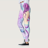 Zeemeerminnende Leggings, Leggings voor vrouwen, z (Links)