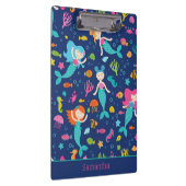 Zeemeerminnende meisjes onder het Zee gepersonalis Klembord (Rechts)