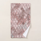 Zeemeerminnende schalen Glam #5 (Faux Glitter) #de Bad Handdoek (Handdoek)