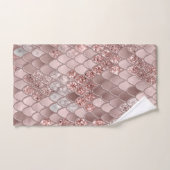 Zeemeerminnende schalen Glam #5 (Faux Glitter) #de Bad Handdoek (Handdoek)