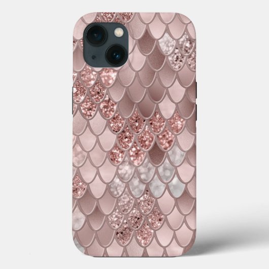 Zeemeerminnende schalen Glam #5 (Faux Glitter) #de Case-Mate iPhone Case (Achterkant)