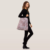 Zeemeerminnende schalen Glam #5 (Faux Glitter) #de Crossbody Tas (Op model)