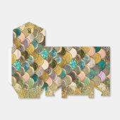 Zeemeerminnende schalen Glitter Glam-partij met me Bedankdoosjes (Uitgevouwen)