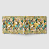 Zeemeerminnende schalen Glitter Glam-partij met me Gastenboek (Volledig)