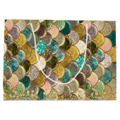 Zeemeerminnende schalen Glitter Glam-partij met me Groot Cadeauzakje (Achterkant)