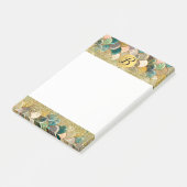 Zeemeerminnende schalen Meerkleurige Glitter Glam Post-it® Notes (Schuin)