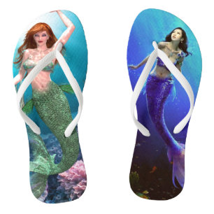 Zeemeerminnende Teenslippers