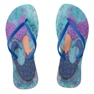 Zeemeerminnende Teenslippers Slim Straps