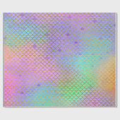 Zeemeerminnende zeeglegel onder het Zee Cadeaupapier (Vlak)