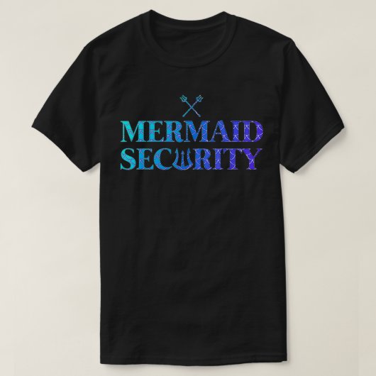 Zeemeerminnende zwembadtabel t-shirt (Design voorkant)