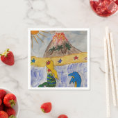 Zeemeerminneneiland Papier servet (Insitu)