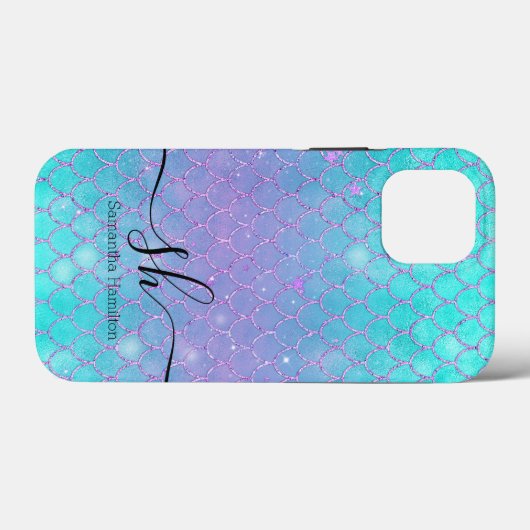 Zeemeerminnenfeest Ocean Blue Case-Mate iPhone Case (Achterkant (horizontaal))