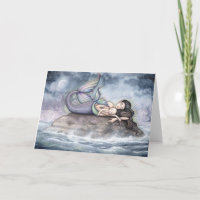 Zeemeerminnenmoeder en Baby-Kaart - Molly Harrison