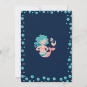 Zeemeerminnenpartij | Het 3e verjaardagsfeestje va Kaart (Achterkant)